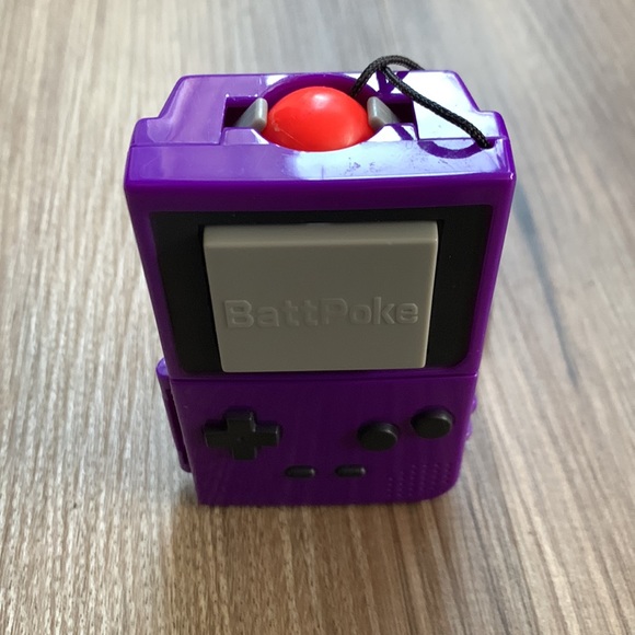 Pokeman Poke Ball Blaster Purple 3 Battle discs Tomy Nintendo vintage Hasbro toy - Picture 3 of 7